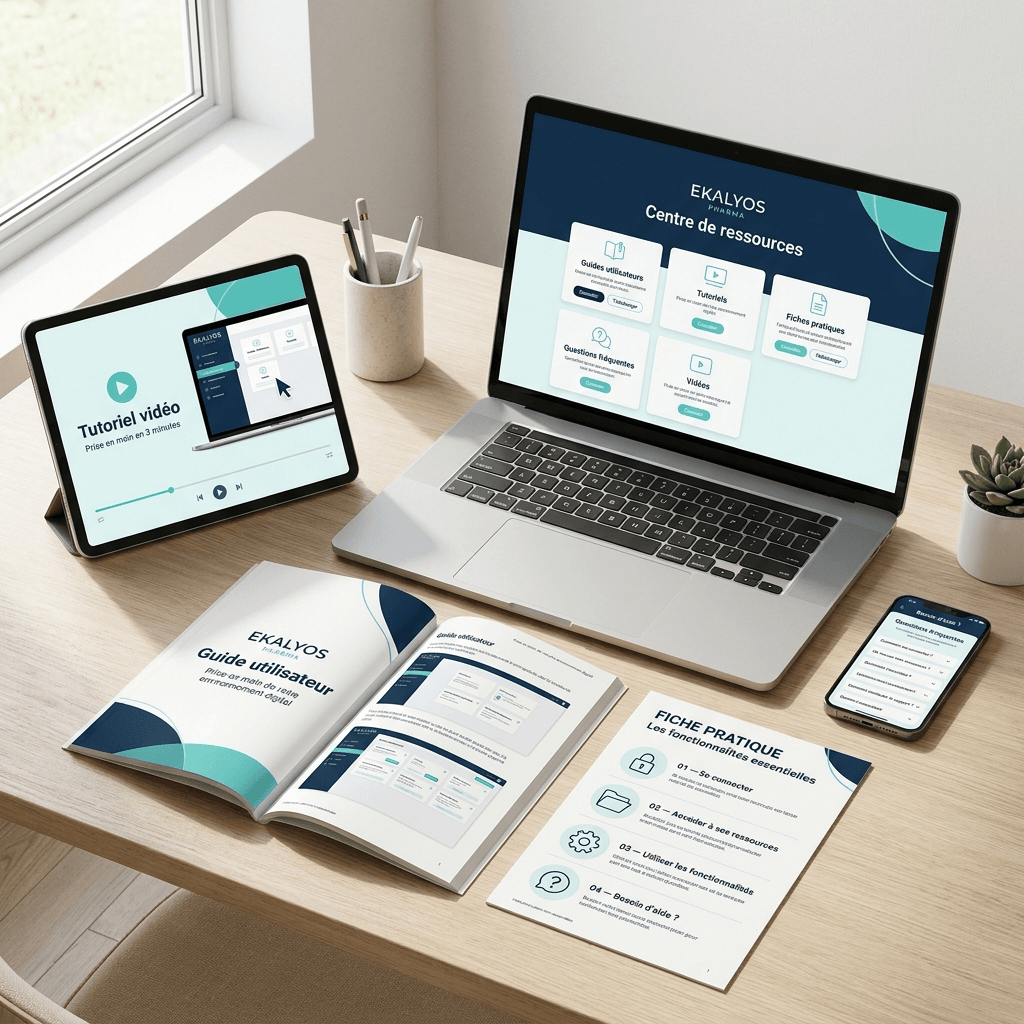 Supports pédagogiques <br> <span class="titre-supp-com" style="text-align: center; font-size: 11px;color:#737373; ">(Guide utilisateur, Support de formation, Tutoriel vidéo, Fiche pratique, FAQ...)</span>